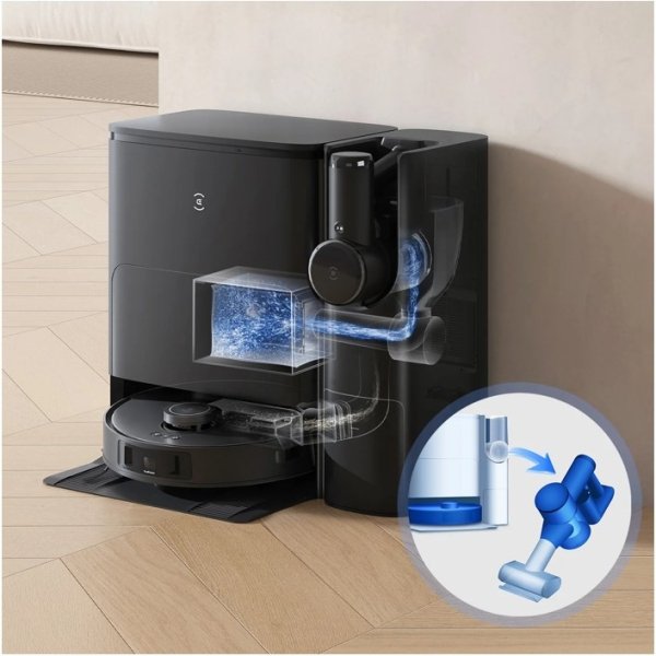 Ecovacs Deebot T30S Combo All-in-one Robotic Vacuum Cleaner - Black