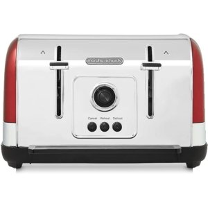 Morphy Richards 240133 Venture 4-Slice Toaster - Red