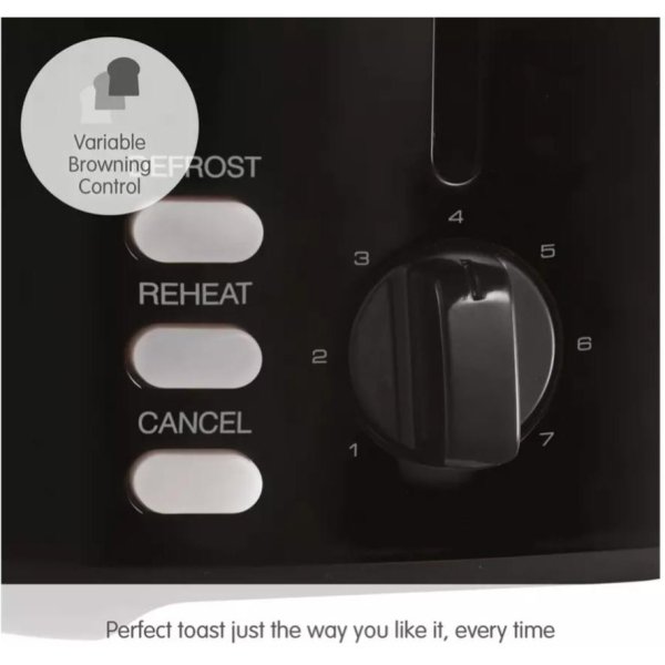 Morphy Richards Equip 2 Slice Toaster - Black (222064)