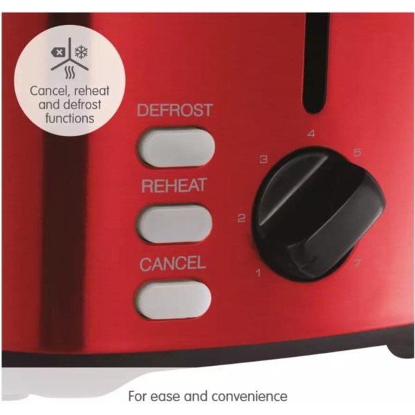 Morphy Richards Equip 2 Slice Toaster - Red (222066)