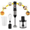 Home Appliance Immersion Blender Professional Electric Stick Blender Hotel Plastic Housing Kitchen Hand Blender with Push Button