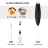 Hf12b17bf4c054e3495deb298c18ad8bbW.jpg Compact 2-in-1 Handheld Milk Frother Egg Whisk Portable Battery-Powered Mini Blender With Stainless Steel Stand for Coffee